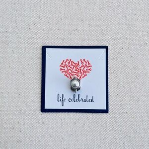 *Silver Pearl Solitaire Charm* Retired KEEP COLLECTIVE